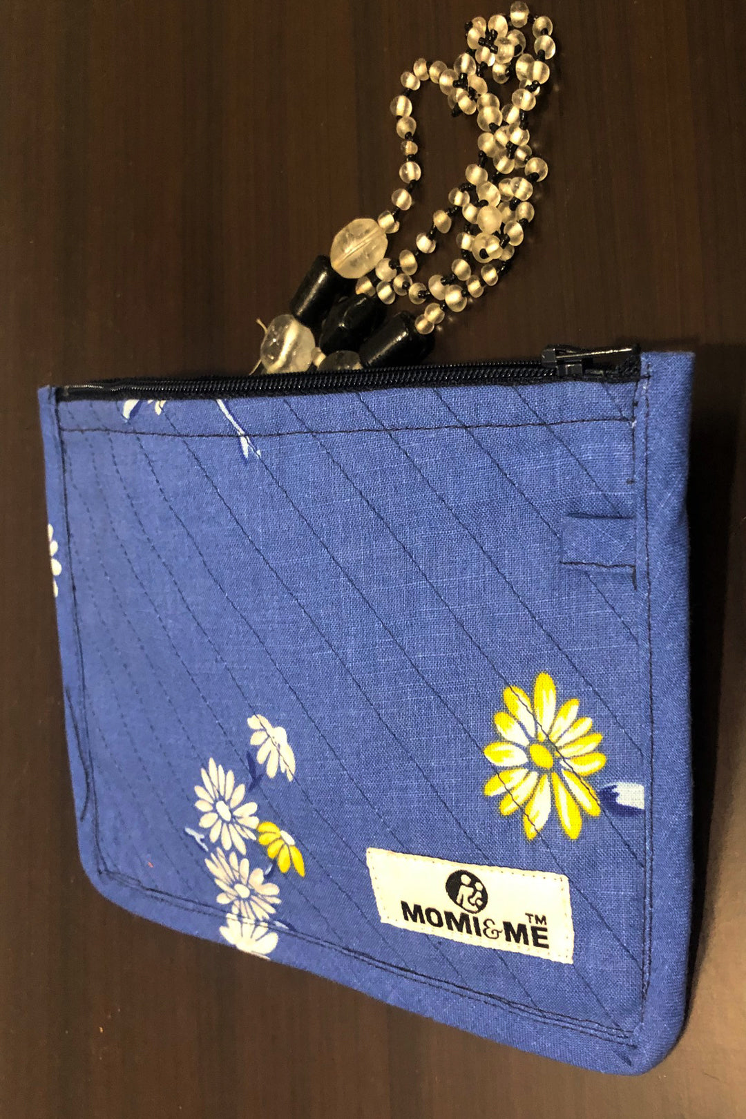 Diasy floral cotton pouch