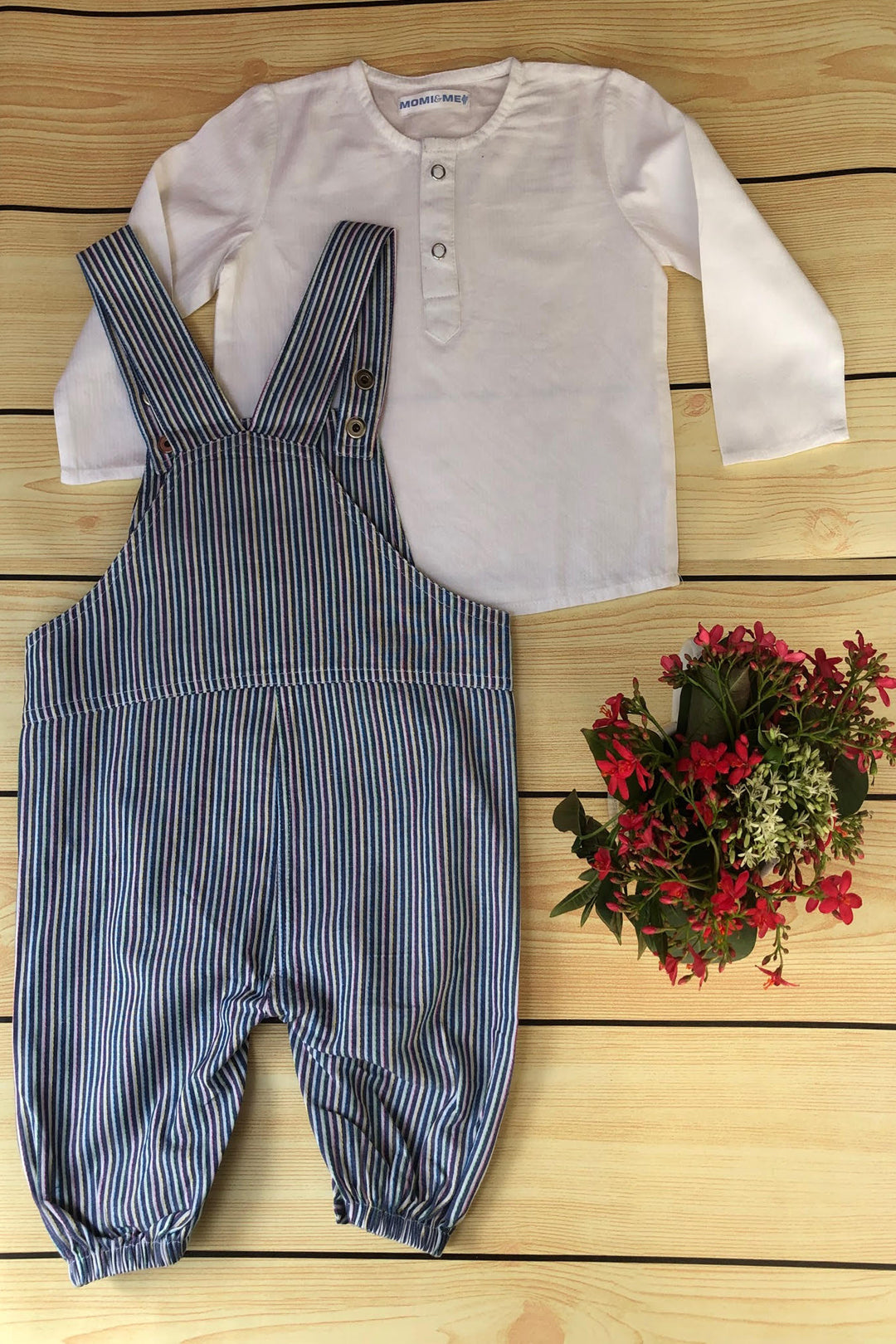 Dungaree Multicolor Stripe