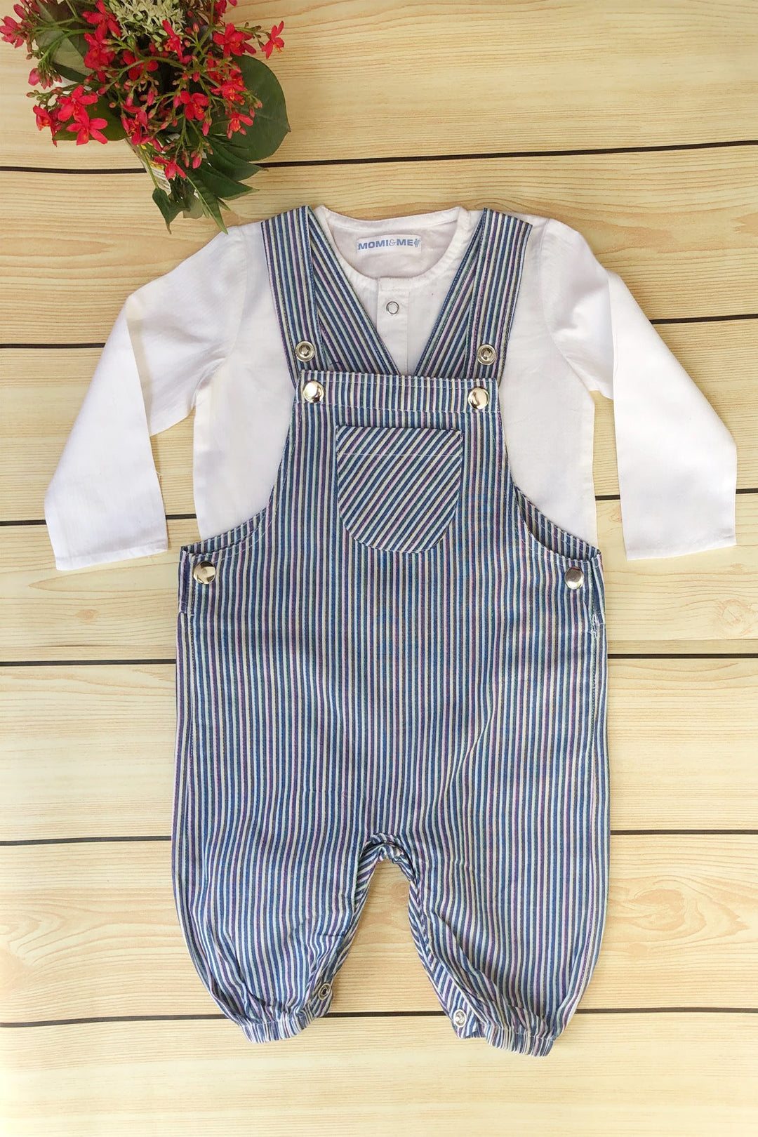 Dungaree Multicolor Stripe