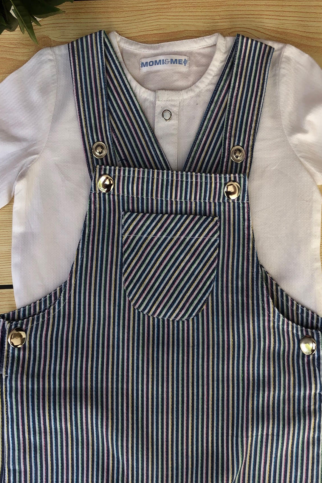 Dungaree Multicolor Stripe