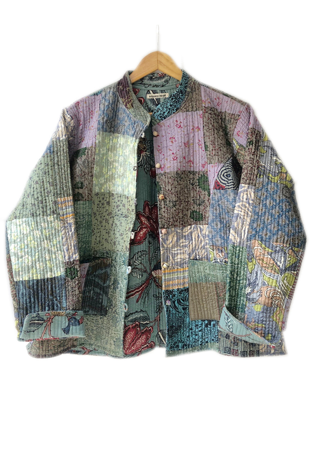 Patchwork Crafted Quilted Jacket-4