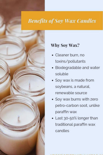 Soya Wax with Essential Oil Candles