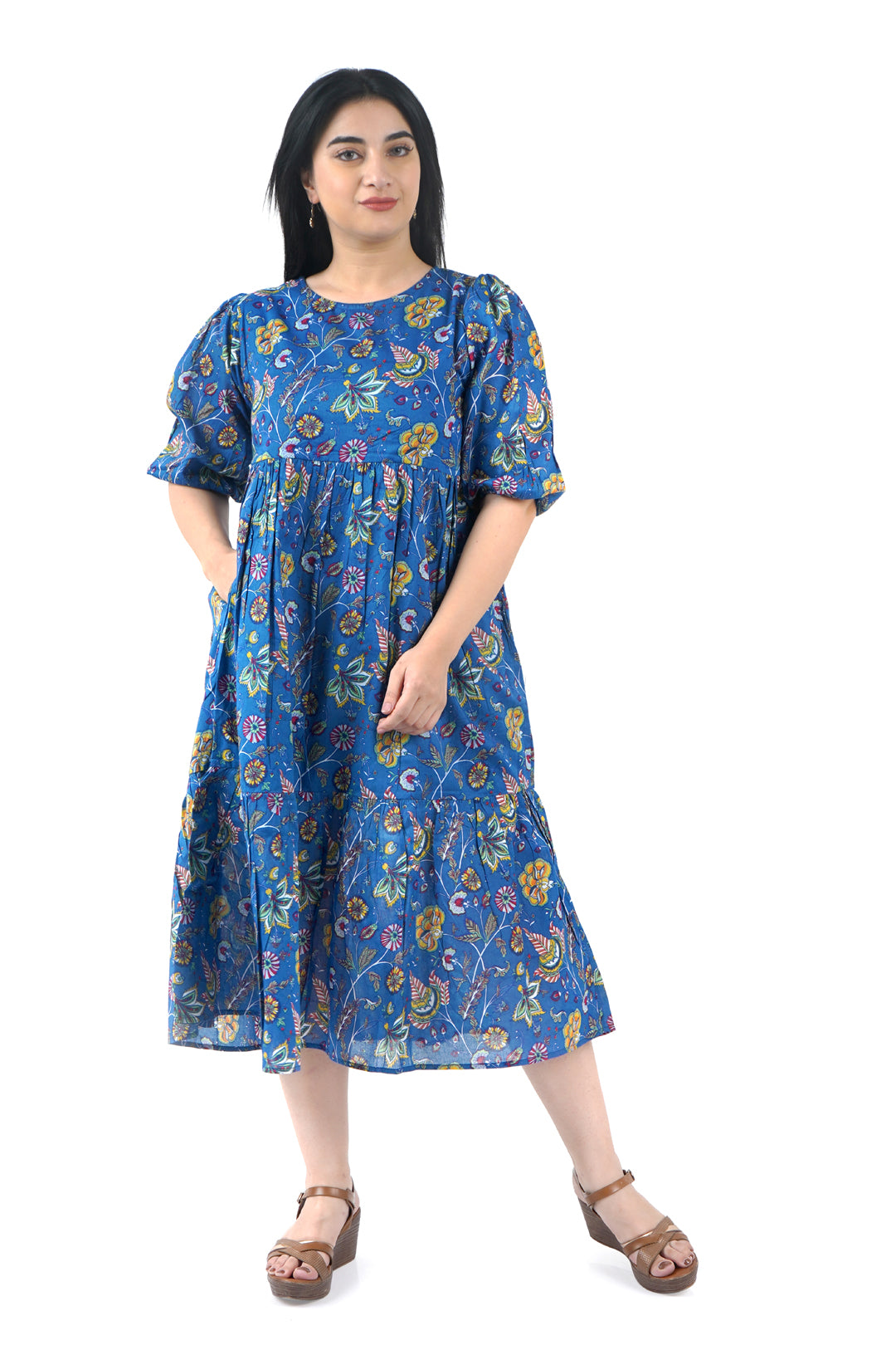 Blue Sage Dress - MOMIANDME